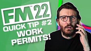 FM QUICK TIPS 2  WORK PERMITS [upl. by Lehplar608]