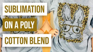 ❤️ Sublimation On A Poly Cotton Blend [upl. by Giselbert]