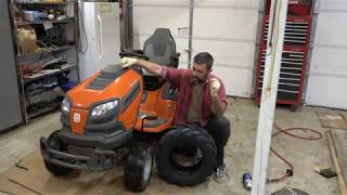 Installing Wheel Spacers And Ag Tires On The Husqvarna TS354D [upl. by Ah]