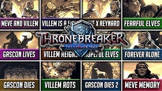 Thronebreaker The Witcher Tales  ALL GOLDEN CHEST LOCATIONS AND REWARDS  Act One [upl. by Yaral]