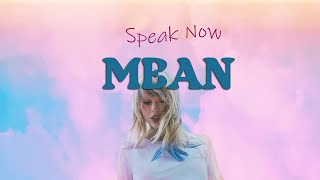 Taylor Swift  Mean Taylor’s Version Lyrics [upl. by Ho]