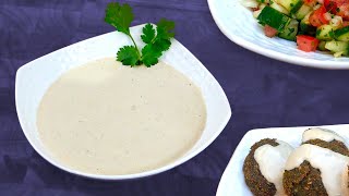 Sauces Tahina et Tarator  Recette Facile [upl. by Nivad]