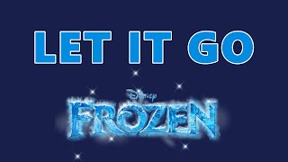 LET IT GO  FROZEN C Disney  Lyrics on screen [upl. by Waddington]