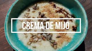 Receta CREMA DE MIJO desayuno saludable fácil de preparar Macrobiótica Matthias Hespe EspaiCuinarSa [upl. by Troyes]