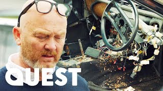 Mouse Infested Porsche 928  Salvage Hunters Classic Cars [upl. by Adnorahc]