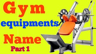 Gym Equipment Guide For Beginners – Names and Pictures [upl. by Rese]