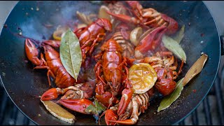 DELICIOUS CRAWFISH CATCH AND COOK [upl. by Charteris]