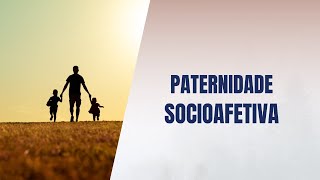 Paternidade socioafetiva [upl. by Kahl]