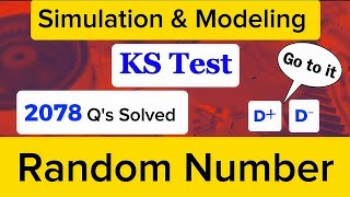 KS Test For Random NumberKolmogorovSmirnov Testnepali [upl. by Atinnod437]