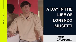 The Tour A Day in the Life  Lorenzo Musetti [upl. by Gamages]