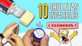 10 TRUCOS INCREIBLES para COPIAR en un EXAMEN sin que te pillen ✏️ ¡¡10 Chuletas INFALIBLES [upl. by Esiuol178]