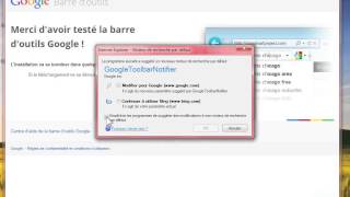 Installer la barre doutils de Google [upl. by Angelina]