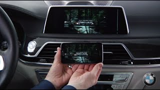 How to Mirror Phone to Car Screen  BMW HowTo [upl. by Hairehcaz323]