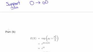 Lognormal Distribution  Worked Example [upl. by Streeto230]