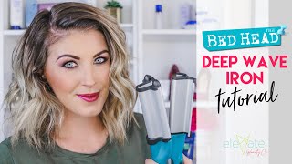 BEACHY WAVES 🌊 Bed Head Wave Artist  Deep Hair Waver Iron Beach Curls How To Tutorial Demo [upl. by Bright]