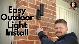 How To Install Outside Lights  Outdoor Light Wiring [upl. by Rosemary]