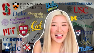 College Decision Reactions 2020  19 schools Ivies UCs  more [upl. by Atahs]