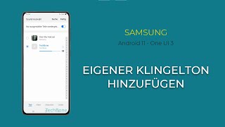 Eigener Klingelton  Samsung Android 11  One UI 3 [upl. by Enialed]