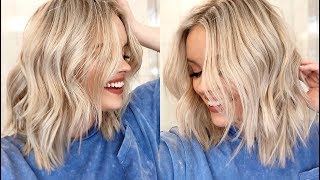 HOW TO EASY WAVES TUTORIAL  Short to Medium Length Hair [upl. by Tabbi]