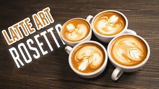 Rosetta Latte Art Training Tips included [upl. by Allanson954]