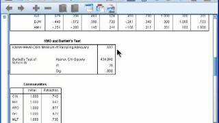 Principal Components Analysis  SPSS part 3 [upl. by Ahsote]