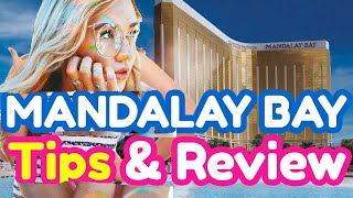 Mandalay Bay Resort Room Tour and Review in Las Vegas [upl. by Fezoj]