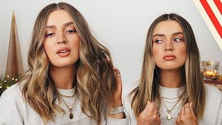 The EASIEST Loose Beachy Waves Hair Tutorial 🌊 [upl. by Ykcir]