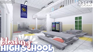 Bloxburg  Bloxburg High School  Speed Build [upl. by Akeim]