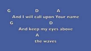 Oceans where feet may fail Key D Lyrics amp Chords [upl. by Reisman]