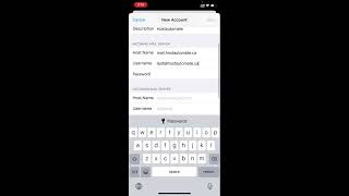 How to set up an IMAP  POP email account on the iPhone [upl. by Domela542]