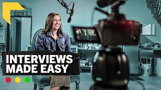 How to Shoot Cinematic Interviews  10 Easy Steps [upl. by Lehctim]