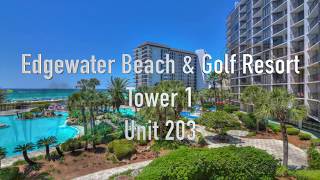 VACATION RENTAL Edgewater Beach amp Golf Resort Tower 1 Unit 203 Panama City Beach Fl [upl. by Amesari909]