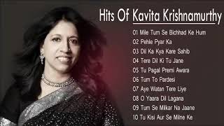 Hit Song of Kavita krishnamurti♤Best collection of Kavita krishnamurti♤Evergreen hindi song [upl. by Subir]