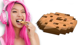 Minecraft But Every Minute I Eat A Cookie ft ZHC [upl. by Roderich885]