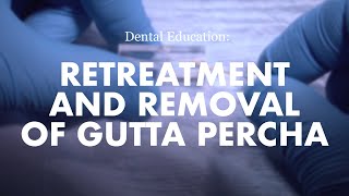 Endodontics Retreatment and removal of Gutta Percha [upl. by Nabe]