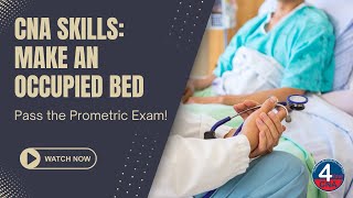 Make an Occupied Bed CNA Skill Prometric [upl. by Eidua]