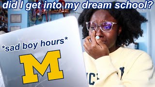 COLLEGE DECISION REACTION 2021  University of Michigan [upl. by Bette]