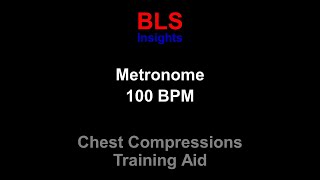 Metronome 120 BPM  For CPR Training  Chest Compression Rate listenable [upl. by Avivah]