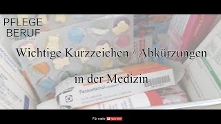 Wichtige Kurzzeichen  Abkürzungen in der Medizin üben und lernen [upl. by Enaud]