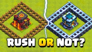 Should You Rush Pros and Cons Explained Clash of Clans [upl. by Ardiedal532]