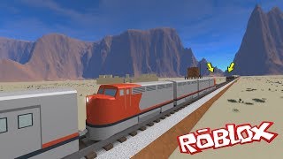 ROBLOX Train Crashes and Derailments [upl. by Maxma]