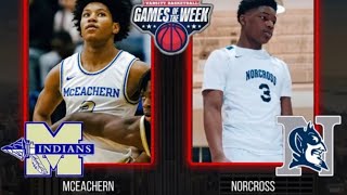 Georgia highschool basketball mceachern basketball vs norcross basketball 2025 [upl. by Wallache]