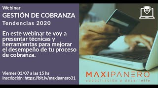 Webinar 10 Gestión de Cobranza [upl. by Warder]