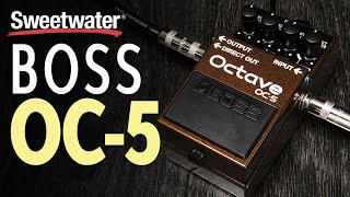 BOSS OC5 Octave Pedal Demo [upl. by Eenahpets]