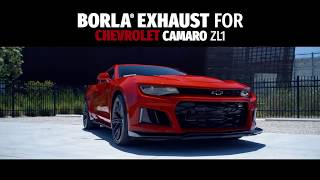 Borla Exhaust for the 20172024 Camaro ZL1 Exhaust System Sounds [upl. by Majka]