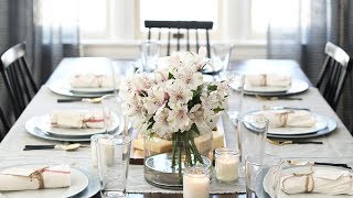 Entertaining with a Casual Elegant Dinner Party [upl. by Berkly]