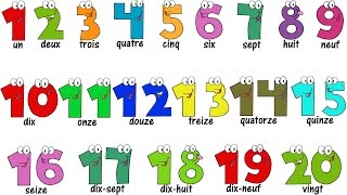 French Lesson  NUMBERS 120  Compter jusquà 20  Learn French [upl. by Novej]