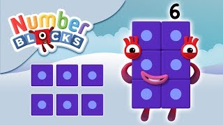 Numberblocks The Number Six  Learn to Count [upl. by Ahsimrac]