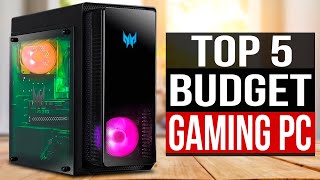 TOP 5 Best Budget Gaming PC 2024 [upl. by Paxton818]