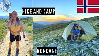 RONDANE NATIONAL PARK  Formokampen  Camp and Hike Norway 2021 Part 2 [upl. by Leumhs]